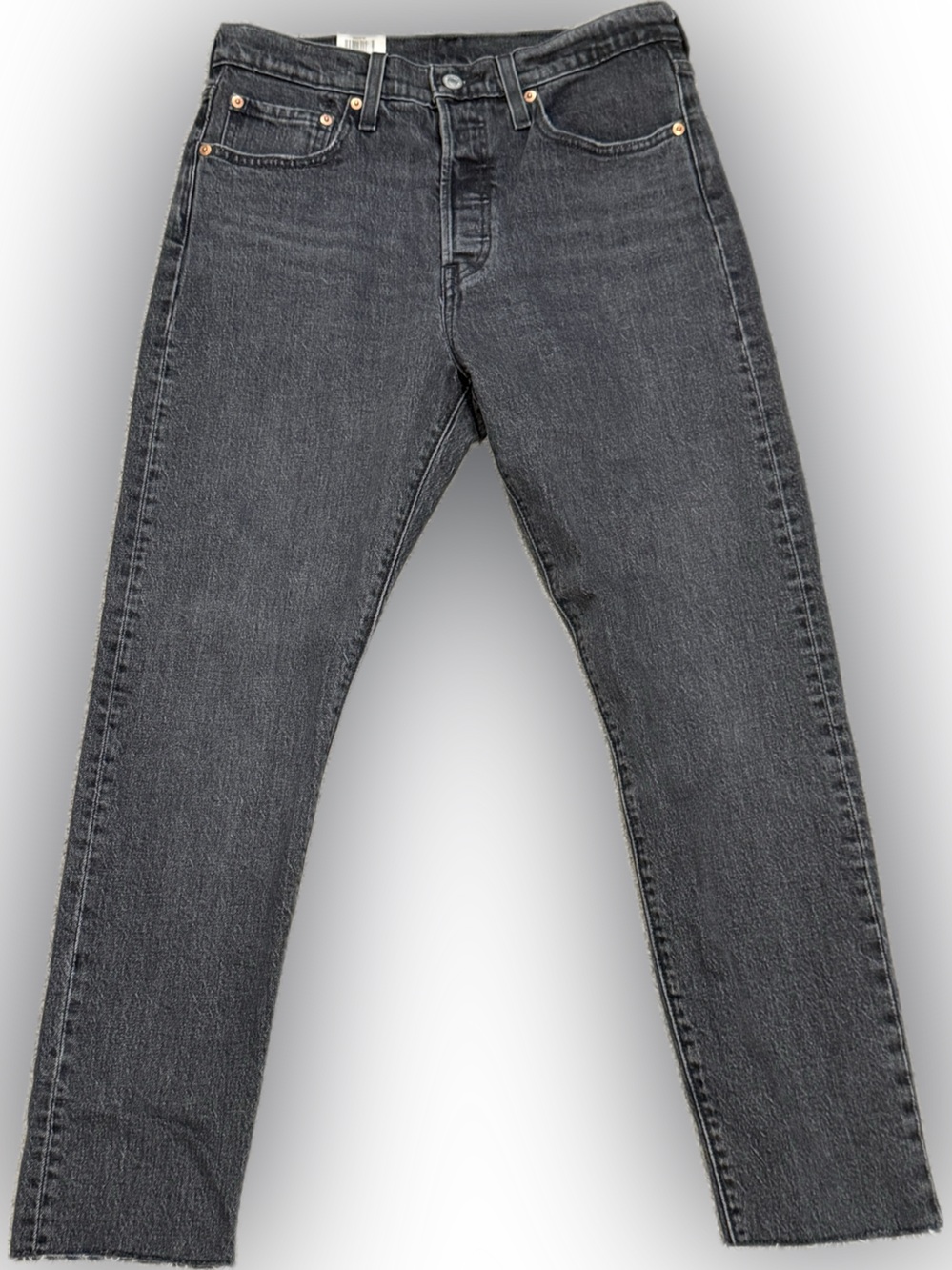 NWT Levi's 501 High Rise Straight Leg Raw Hem Women’s Jeans 28x28